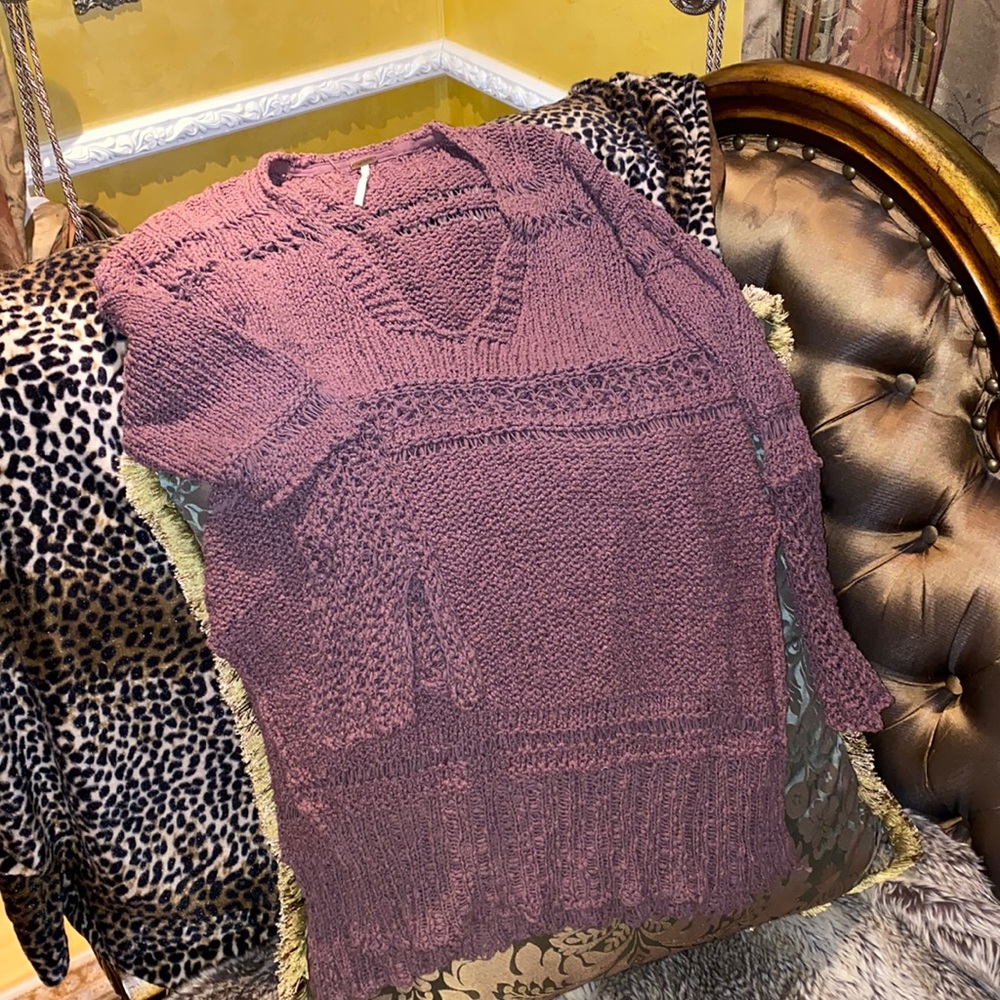 Sold!! Free People oversized knit sweater tunic